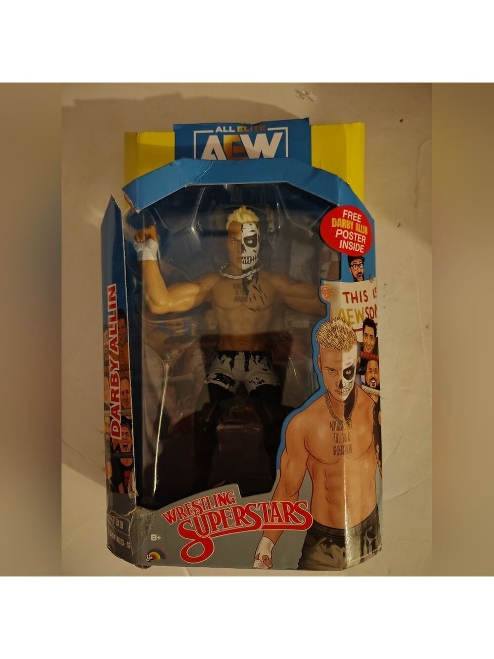 All Elite Wrestling (AEW) Wrestling Superstars Darby Allin LJN Action Figure